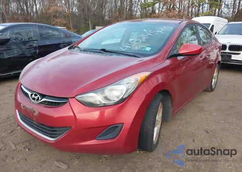 2011 Hyundai Elantra Gls (Ulsan Plant) z USA, uszkodzony, nr VIN KMHDH4AEXBU112484